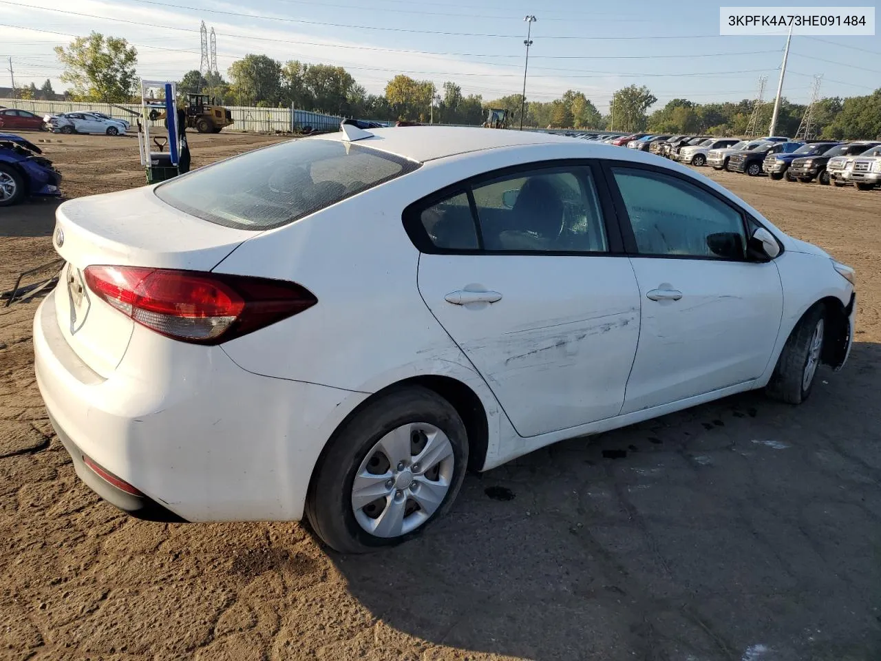 2017 Kia Forte Lx VIN: 3KPFK4A73HE091484 Lot: 70922564