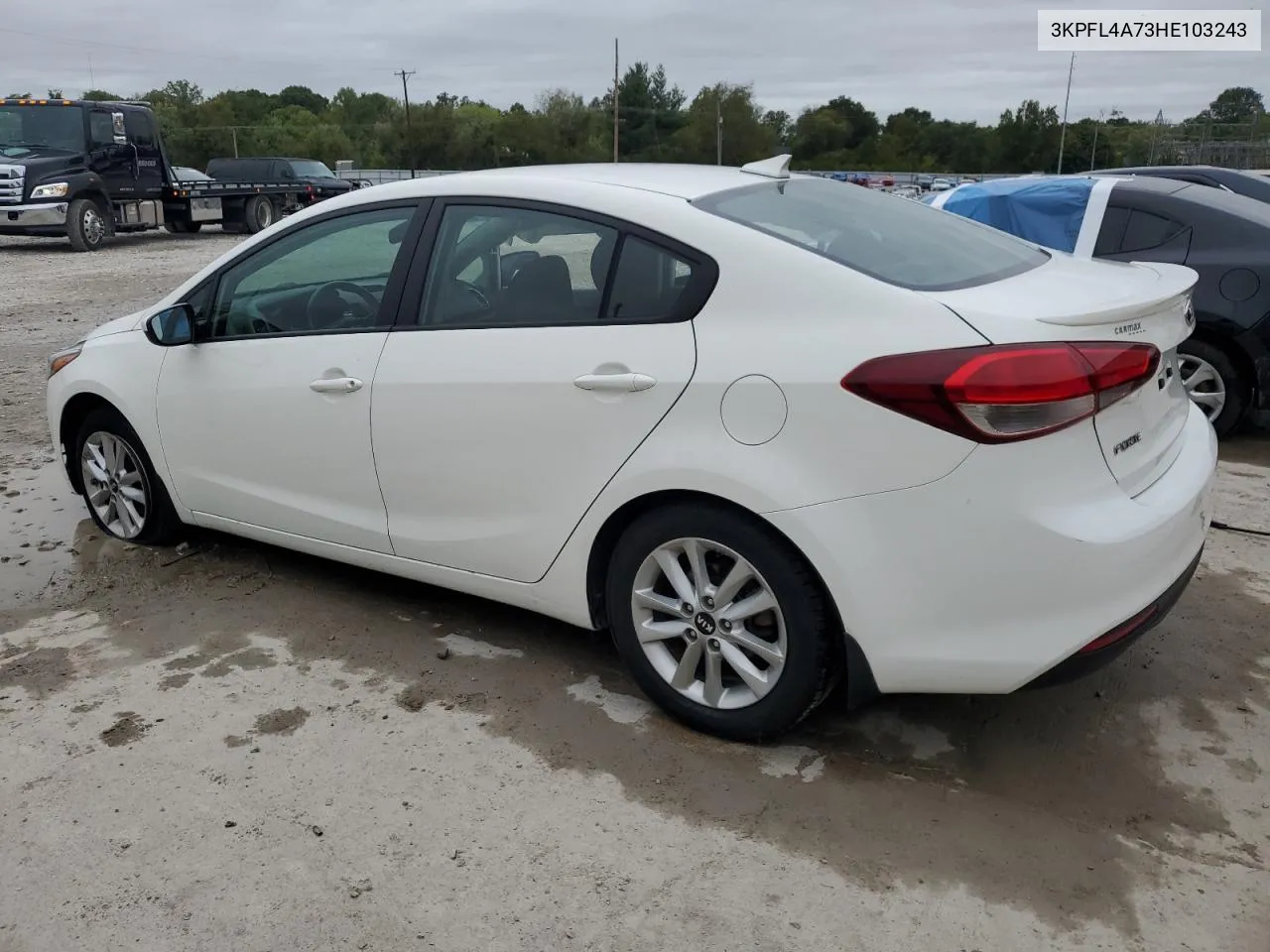 2017 Kia Forte Lx VIN: 3KPFL4A73HE103243 Lot: 70925424