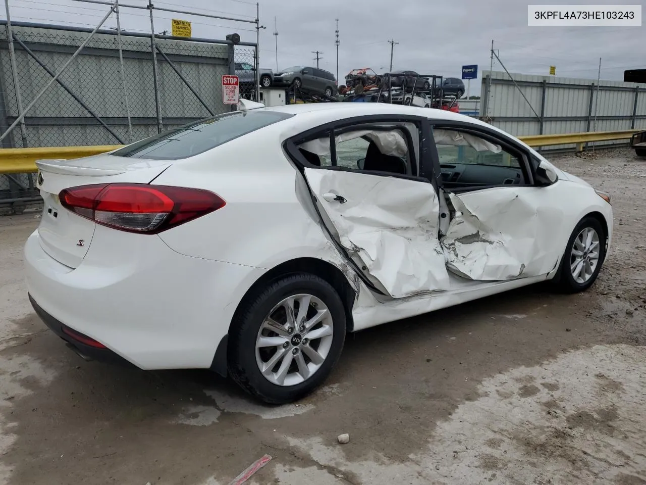 2017 Kia Forte Lx VIN: 3KPFL4A73HE103243 Lot: 70925424