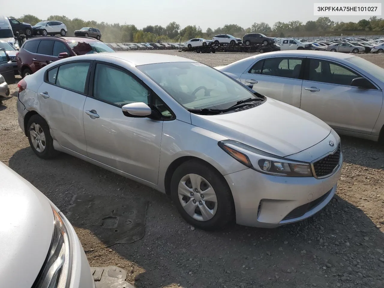 2017 Kia Forte Lx VIN: 3KPFK4A75HE101027 Lot: 70972414