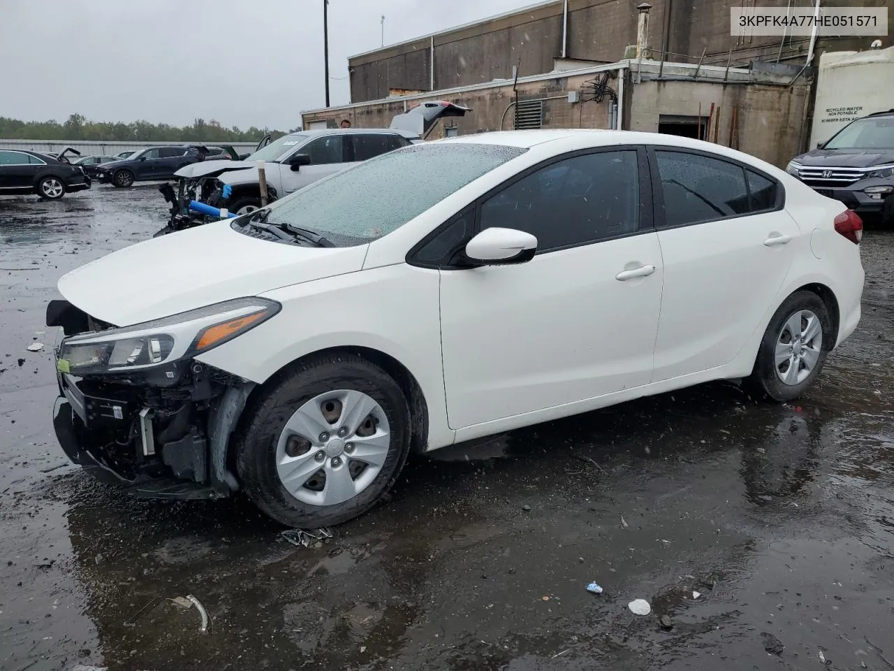 2017 Kia Forte Lx VIN: 3KPFK4A77HE051571 Lot: 70982754