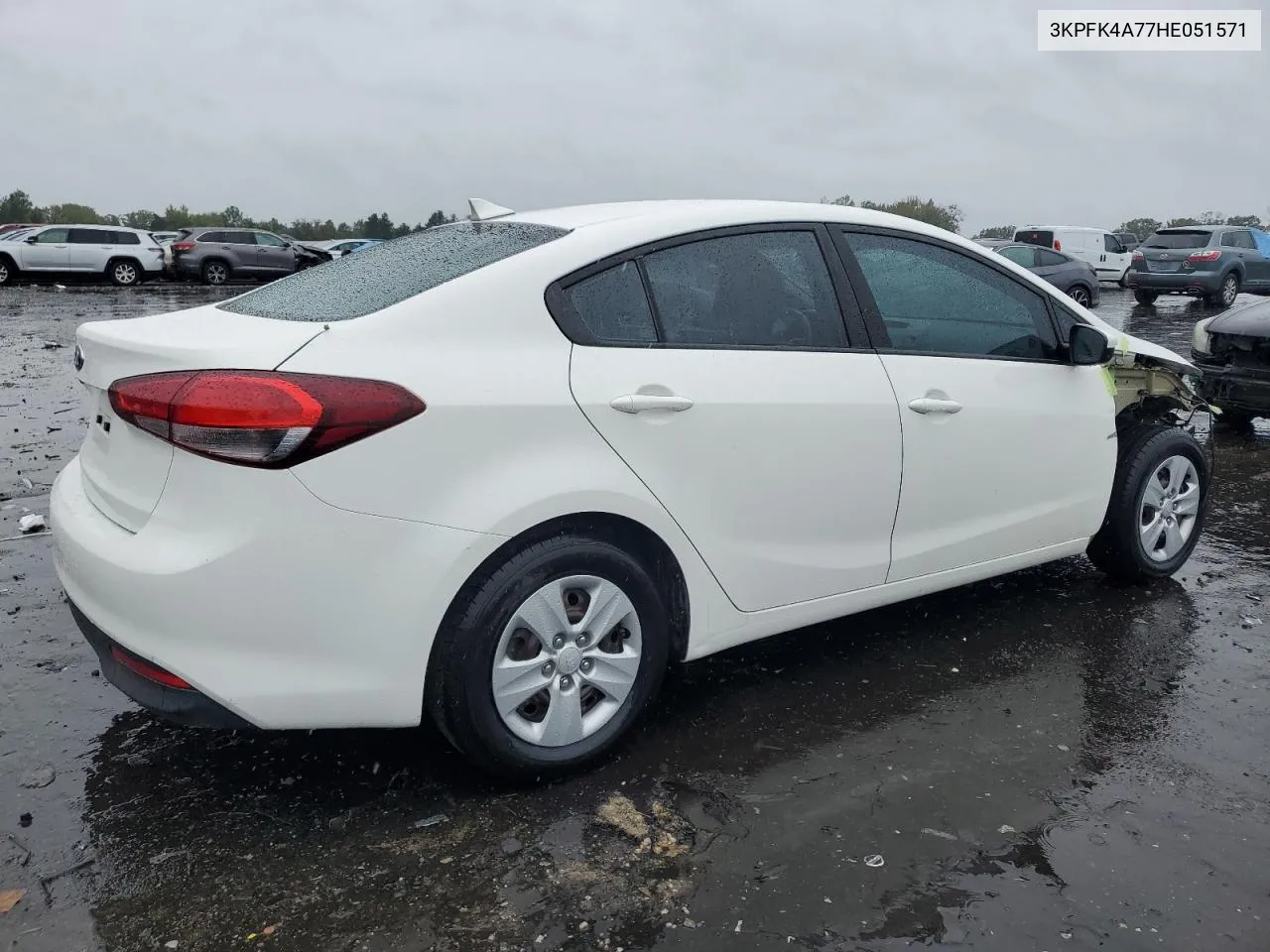 2017 Kia Forte Lx VIN: 3KPFK4A77HE051571 Lot: 70982754