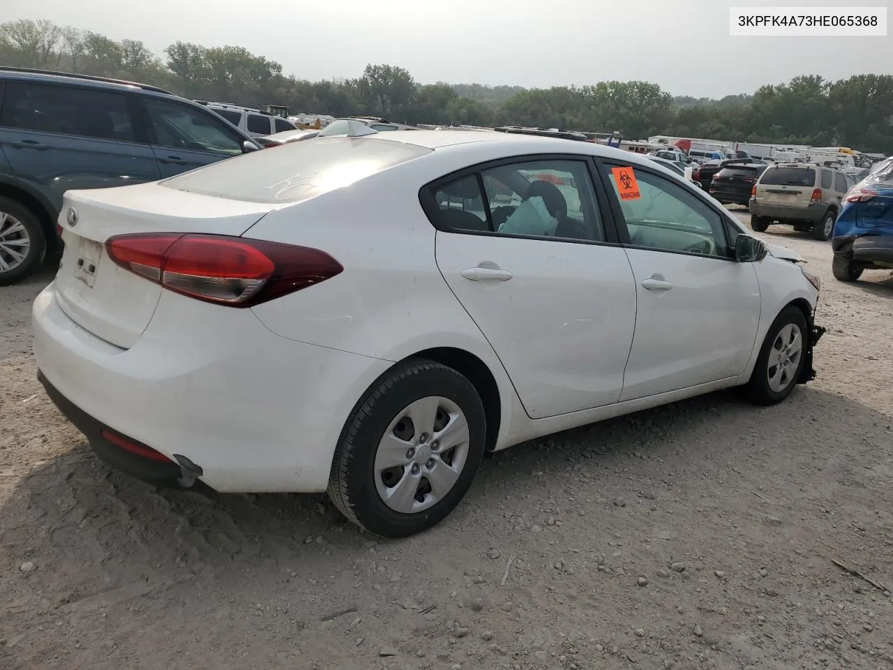 2017 Kia Forte Lx VIN: 3KPFK4A73HE065368 Lot: 70988034