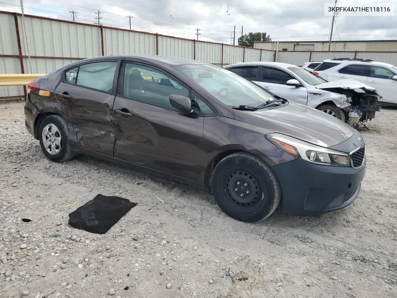 2017 Kia Forte Lx VIN: 3KPFK4A71HE118116 Lot: 71313774