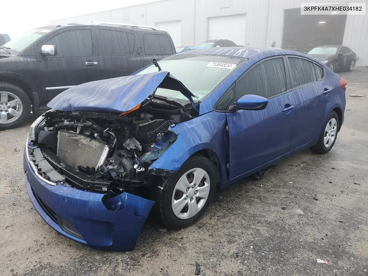 2017 Kia Forte Lx VIN: 3KPFK4A7XHE034182 Lot: 71364824