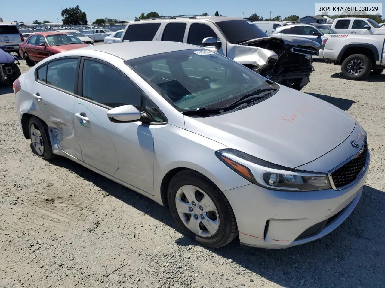 2017 Kia Forte Lx VIN: 3KPFK4A76HE038729 Lot: 71432034