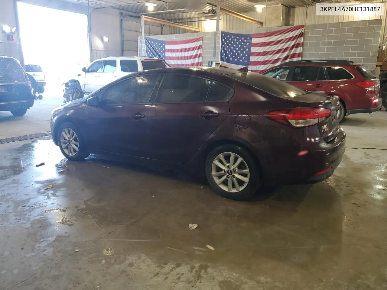 2017 Kia Forte Lx VIN: 3KPFL4A70HE131887 Lot: 71576864