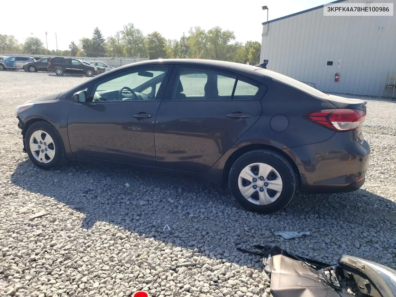 3KPFK4A78HE100986 2017 Kia Forte Lx