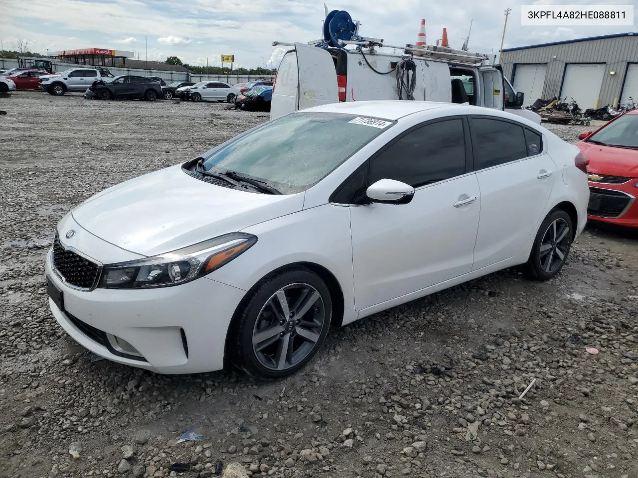 2017 Kia Forte Ex VIN: 3KPFL4A82HE088811 Lot: 71736914