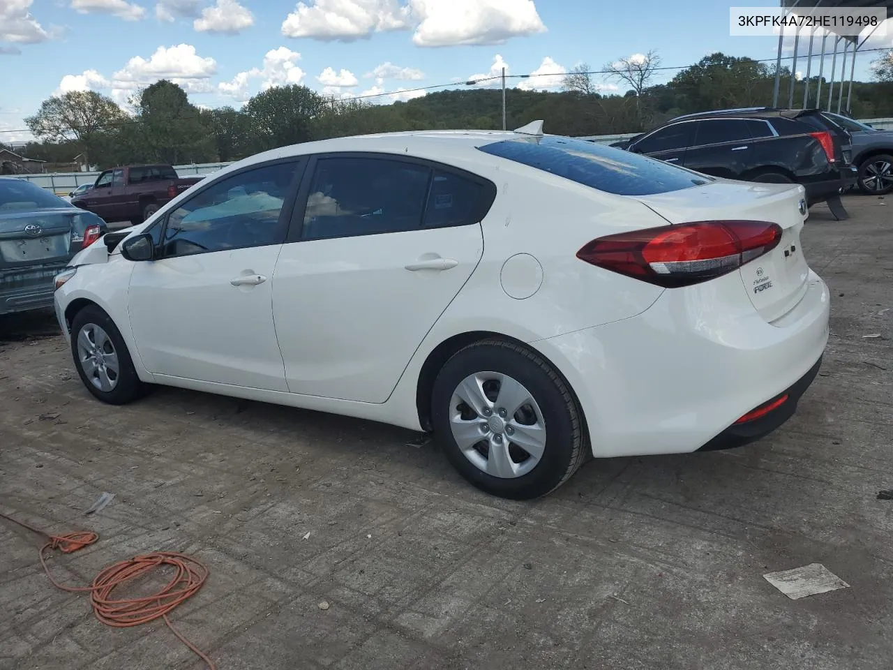 2017 Kia Forte Lx VIN: 3KPFK4A72HE119498 Lot: 71943934