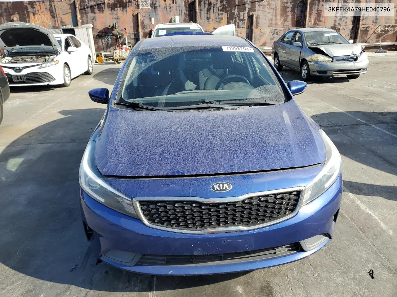 2017 Kia Forte Lx VIN: 3KPFK4A79HE040796 Lot: 71998794