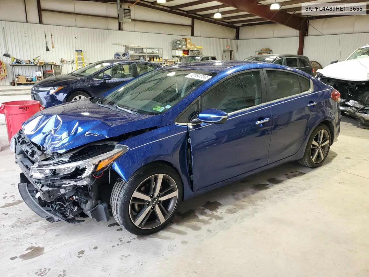 2017 Kia Forte Ex VIN: 3KPFL4A89HE113655 Lot: 72164704