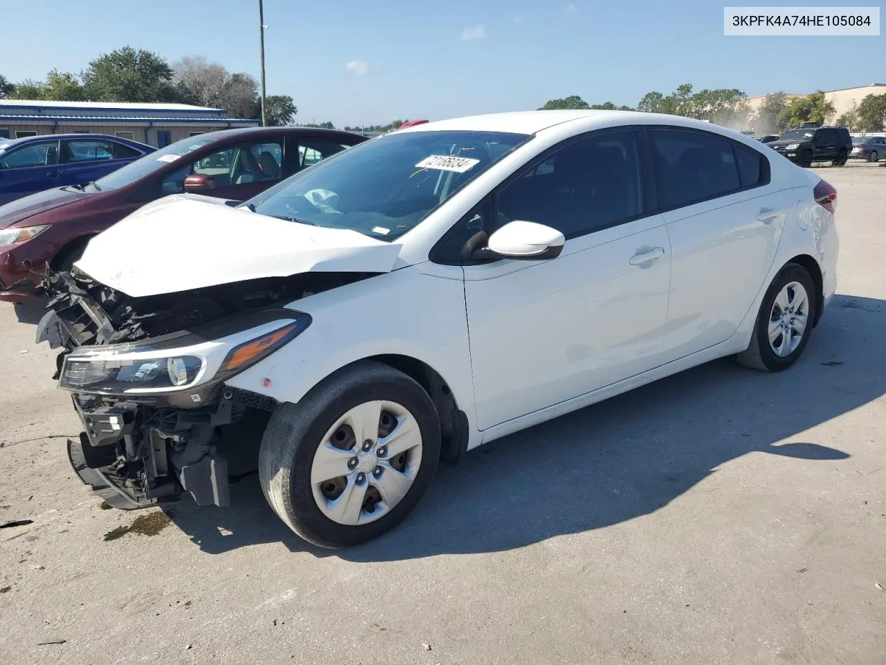 2017 Kia Forte Lx VIN: 3KPFK4A74HE105084 Lot: 72166034