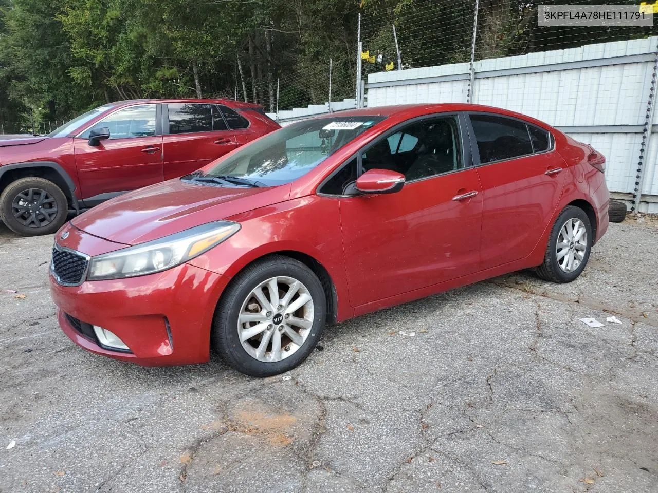 2017 Kia Forte Lx VIN: 3KPFL4A78HE111791 Lot: 72186004