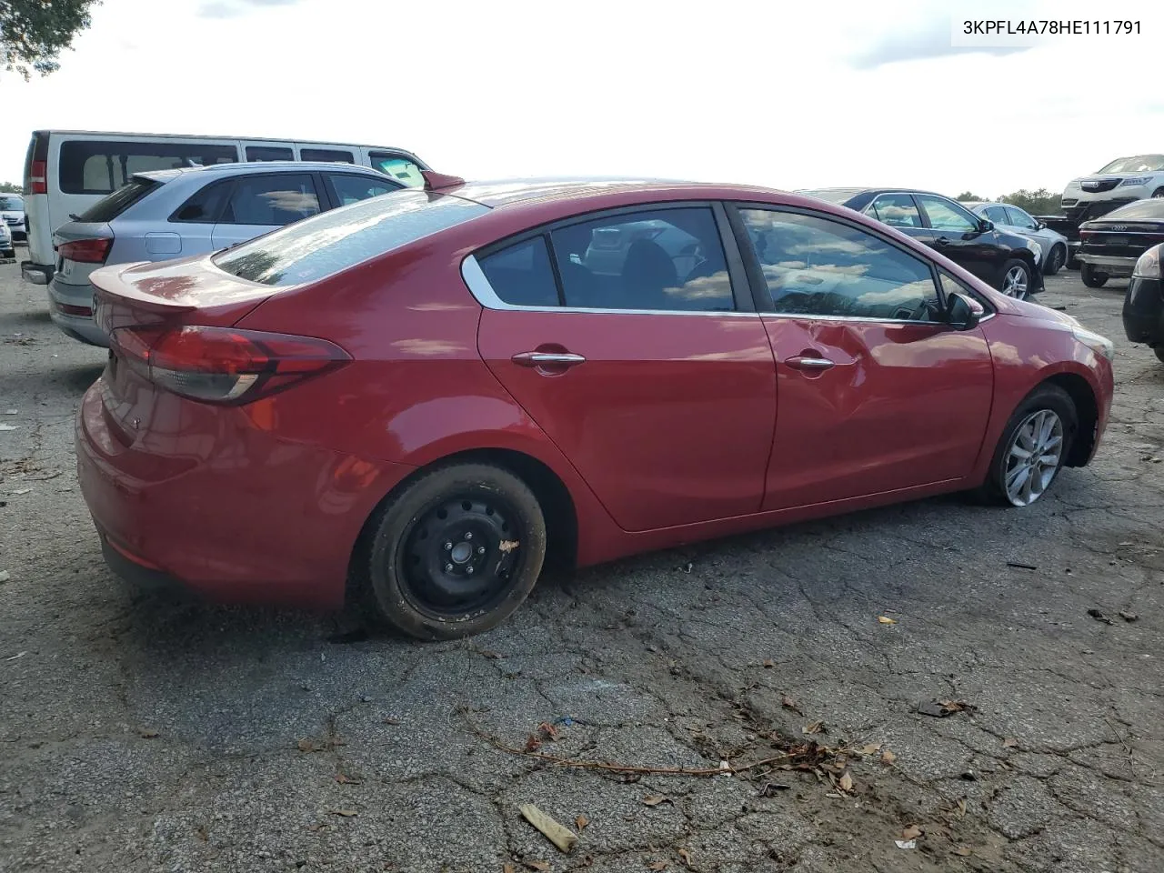 2017 Kia Forte Lx VIN: 3KPFL4A78HE111791 Lot: 72186004