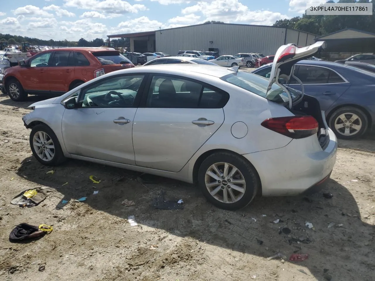 2017 Kia Forte Lx VIN: 3KPFL4A70HE117861 Lot: 72207984