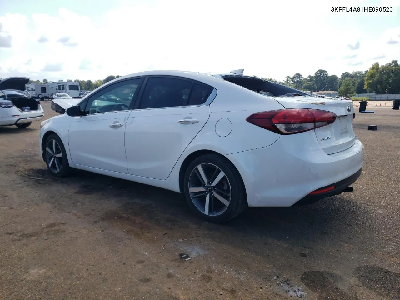 2017 Kia Forte Ex VIN: 3KPFL4A81HE090520 Lot: 72368804