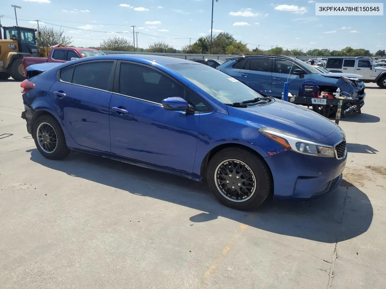 2017 Kia Forte Lx VIN: 3KPFK4A78HE150545 Lot: 72502644