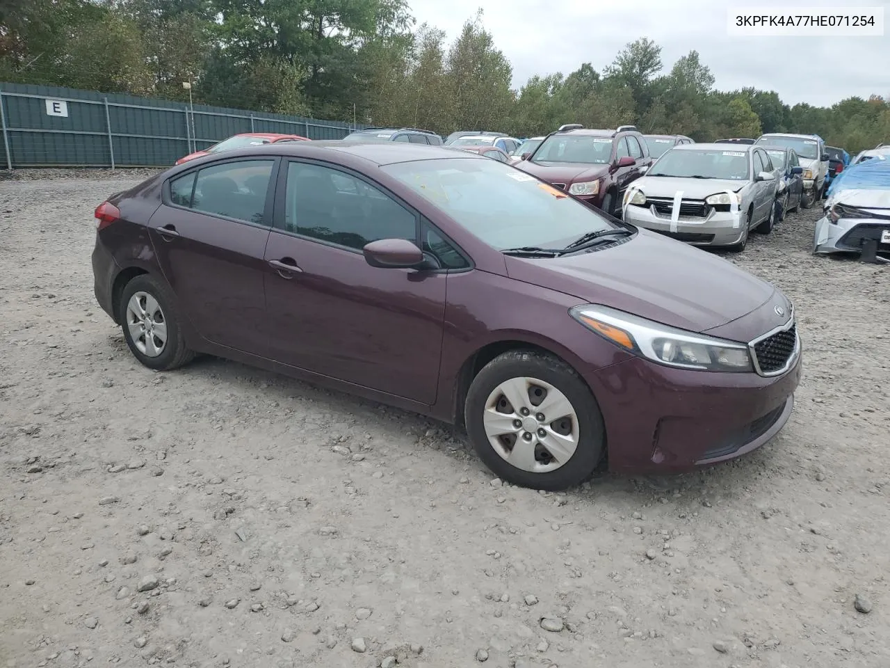 2017 Kia Forte Lx VIN: 3KPFK4A77HE071254 Lot: 72760644