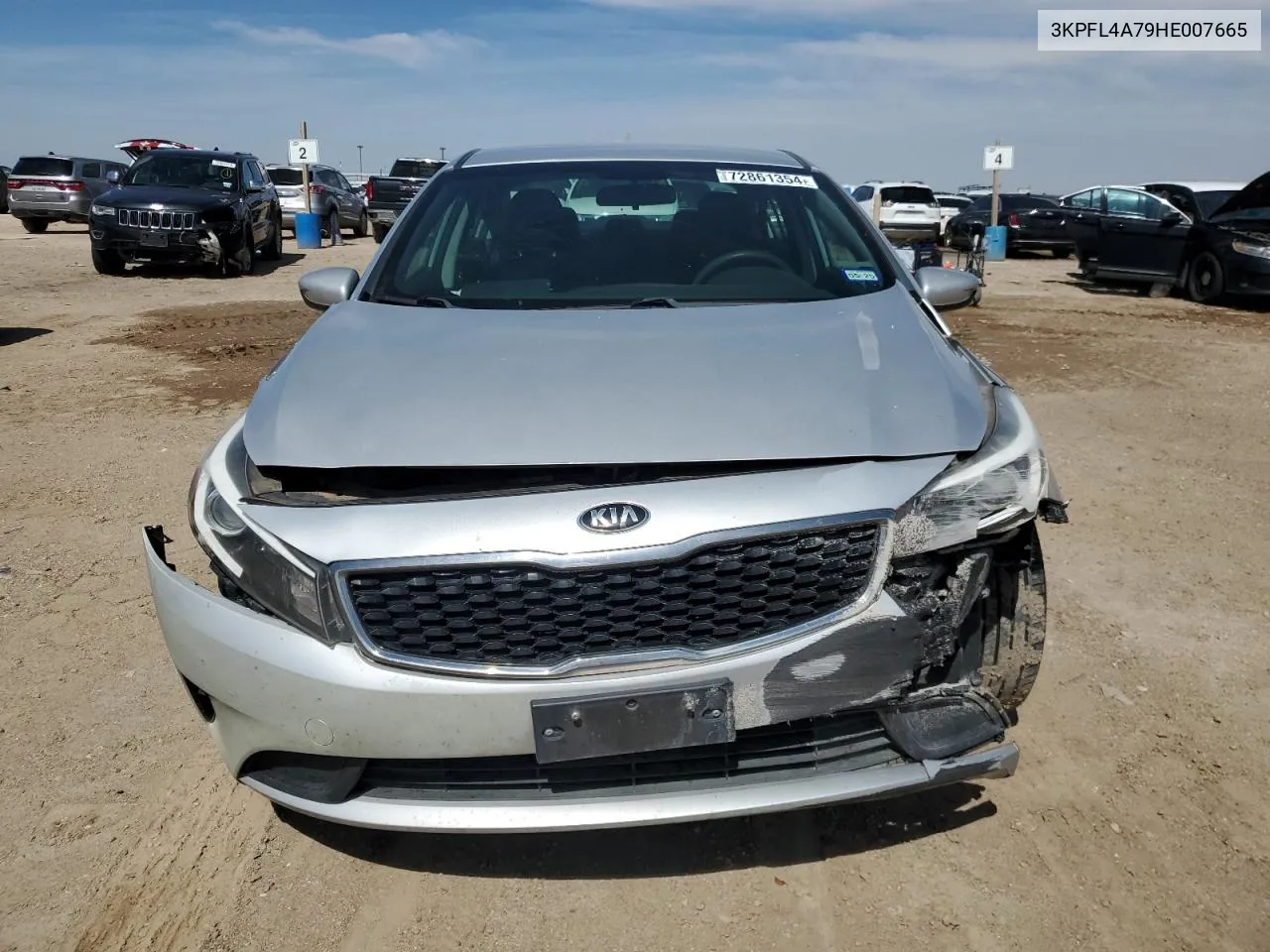 2017 Kia Forte Lx VIN: 3KPFL4A79HE007665 Lot: 72861354