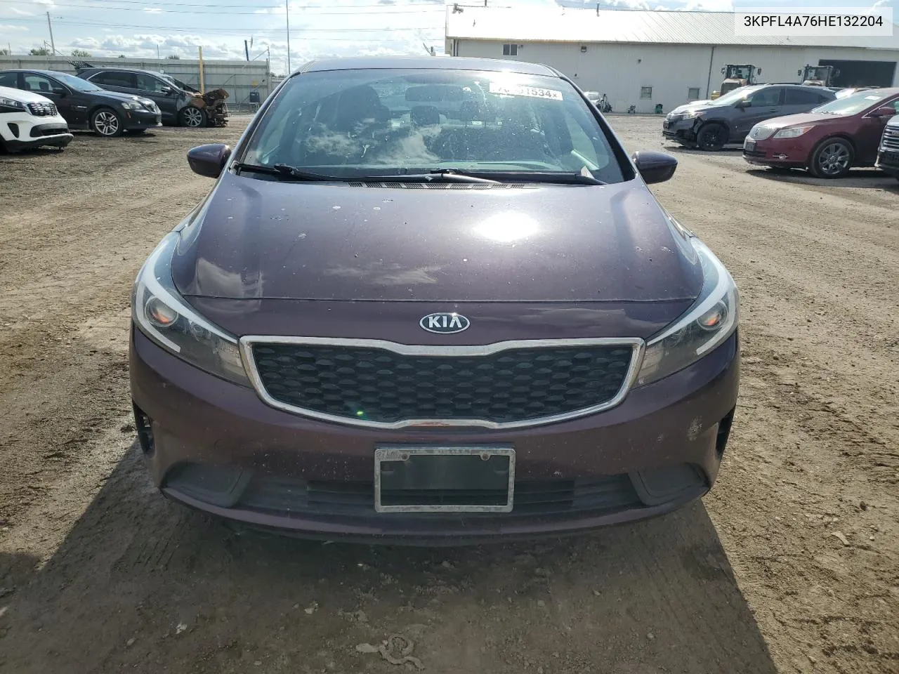 2017 Kia Forte Lx VIN: 3KPFL4A76HE132204 Lot: 73001534