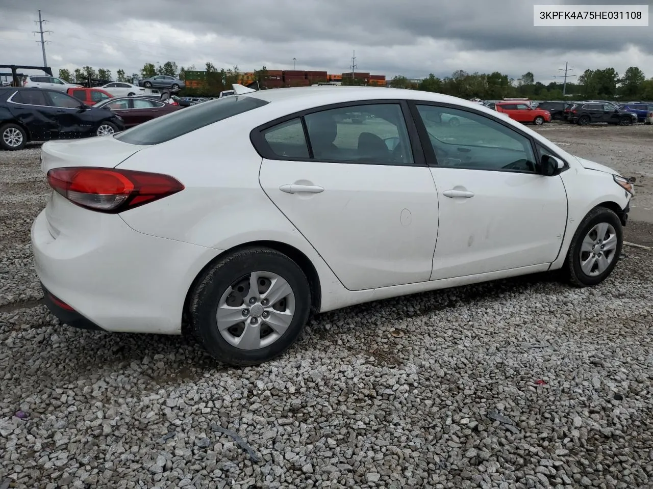 2017 Kia Forte Lx VIN: 3KPFK4A75HE031108 Lot: 73434994