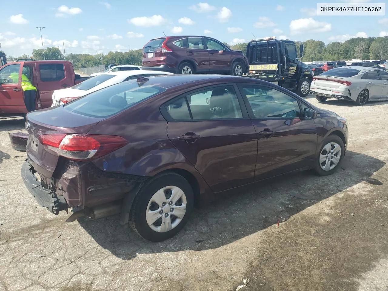 2017 Kia Forte Lx VIN: 3KPFK4A77HE106262 Lot: 73602034