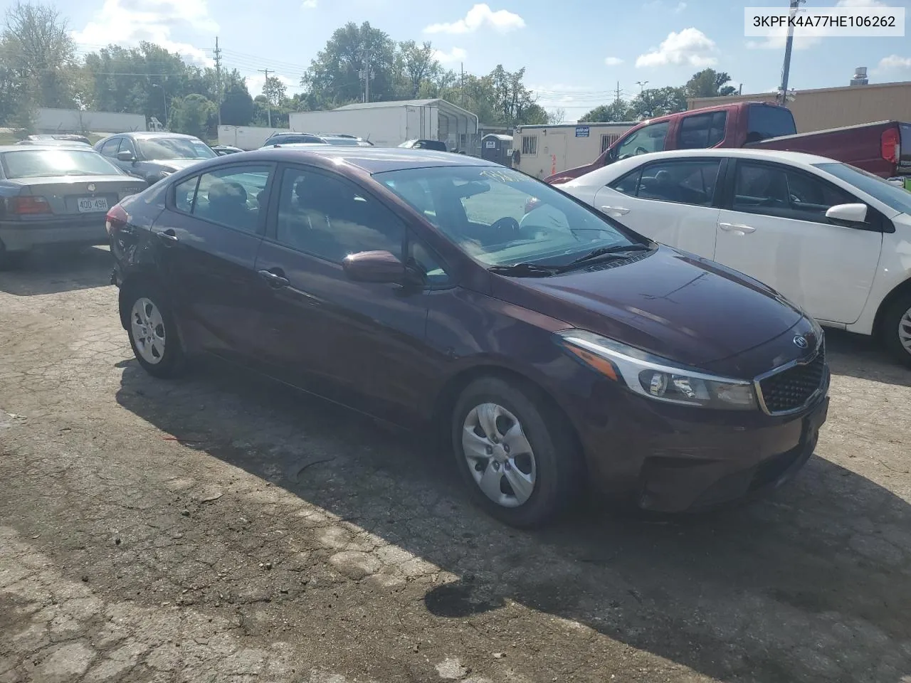 2017 Kia Forte Lx VIN: 3KPFK4A77HE106262 Lot: 73602034