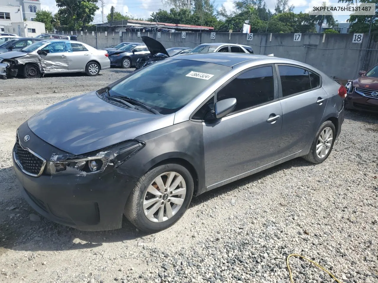 2017 Kia Forte Lx VIN: 3KPFL4A76HE131487 Lot: 73687324