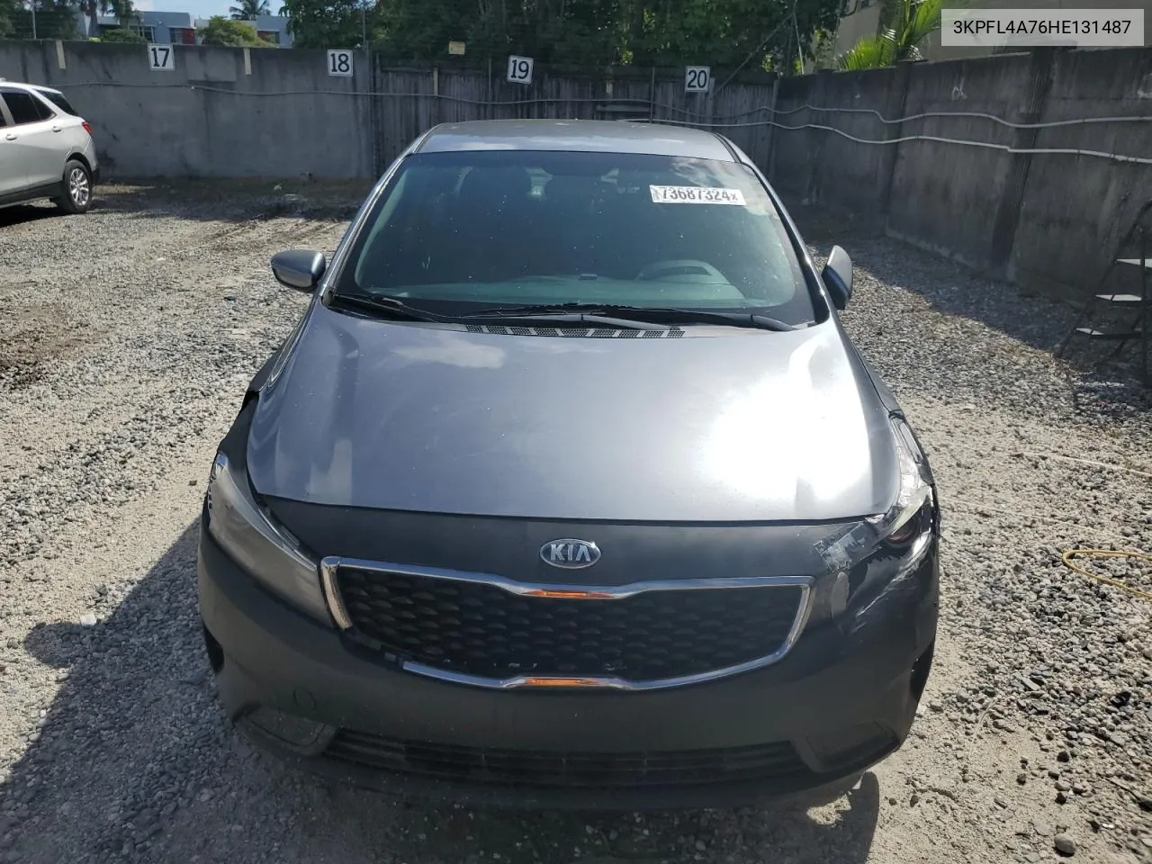 2017 Kia Forte Lx VIN: 3KPFL4A76HE131487 Lot: 73687324