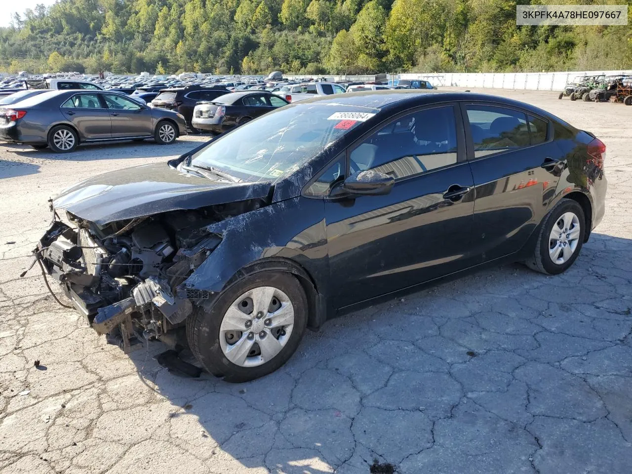 2017 Kia Forte Lx VIN: 3KPFK4A78HE097667 Lot: 73808064