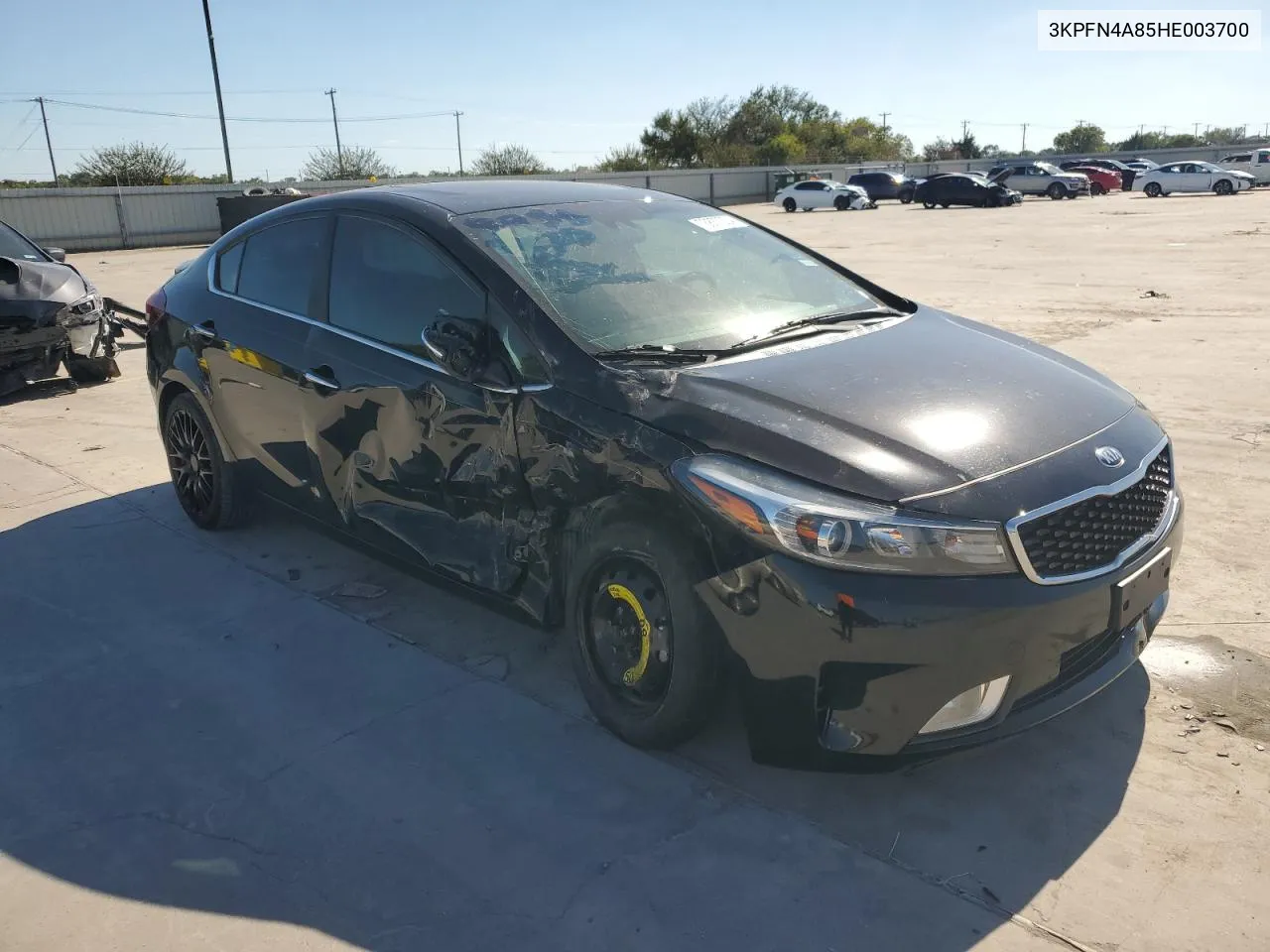 2017 Kia Forte Ex VIN: 3KPFN4A85HE003700 Lot: 73837024