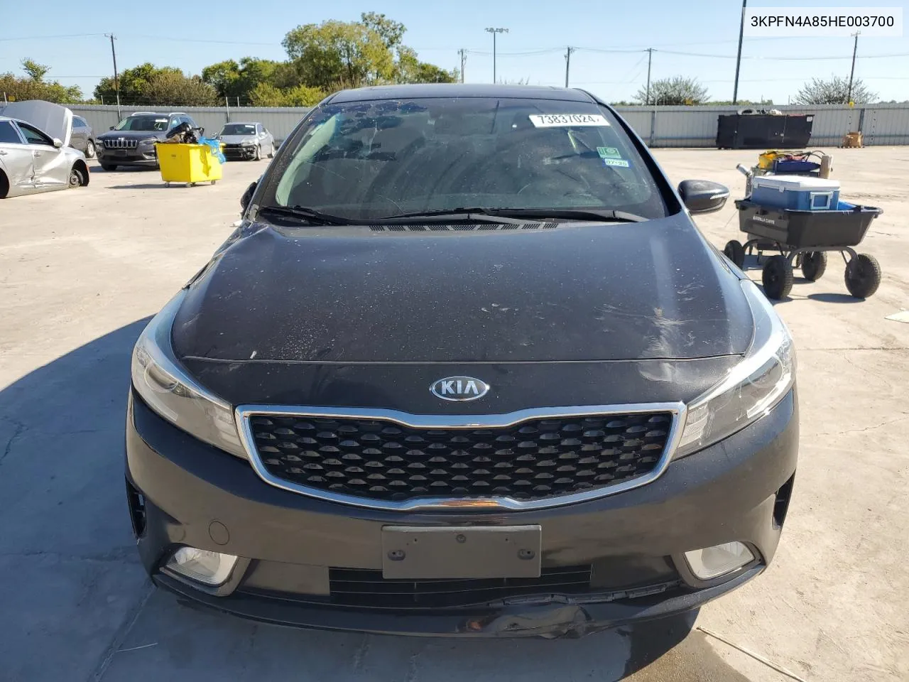 2017 Kia Forte Ex VIN: 3KPFN4A85HE003700 Lot: 73837024