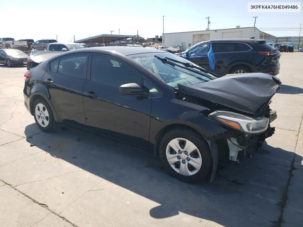 2017 Kia Forte Lx VIN: 3KPFK4A76HE049486 Lot: 73976044