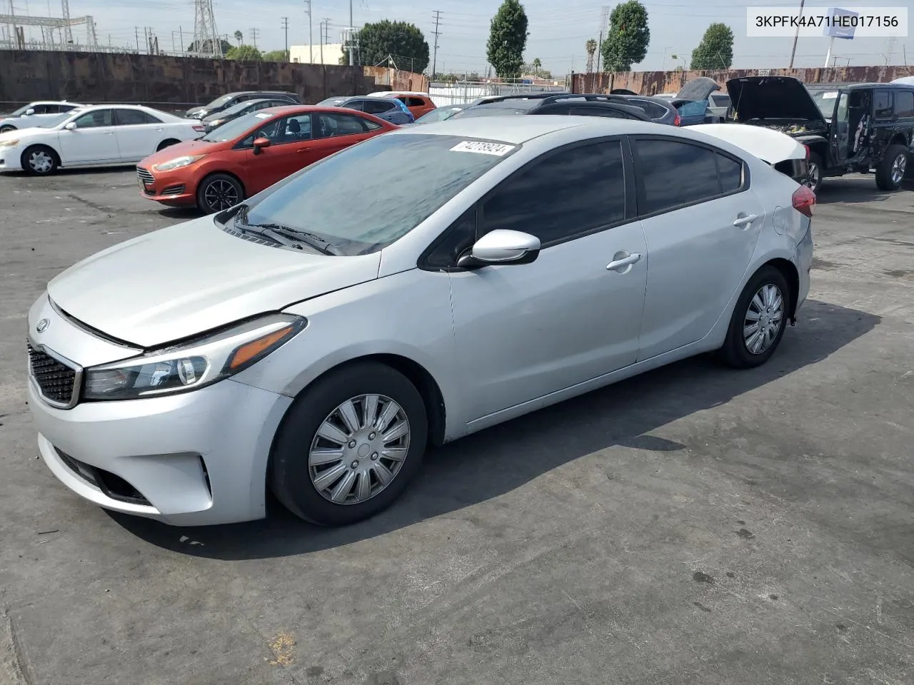 2017 Kia Forte Lx VIN: 3KPFK4A71HE017156 Lot: 74278924