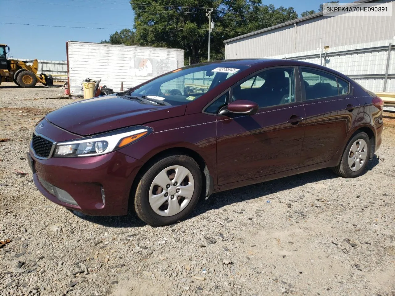 2017 Kia Forte Lx VIN: 3KPFK4A70HE090891 Lot: 74378664