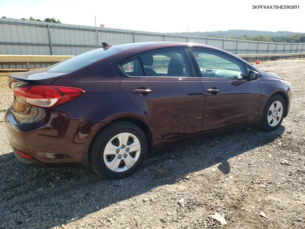 2017 Kia Forte Lx VIN: 3KPFK4A70HE090891 Lot: 74378664