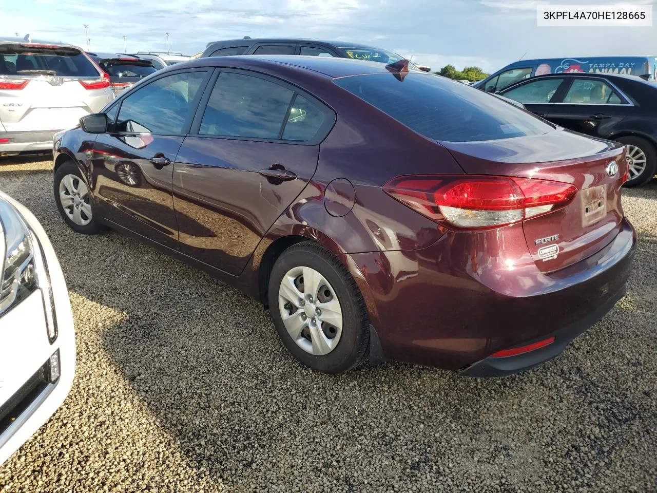 2017 Kia Forte Lx VIN: 3KPFL4A70HE128665 Lot: 74432084