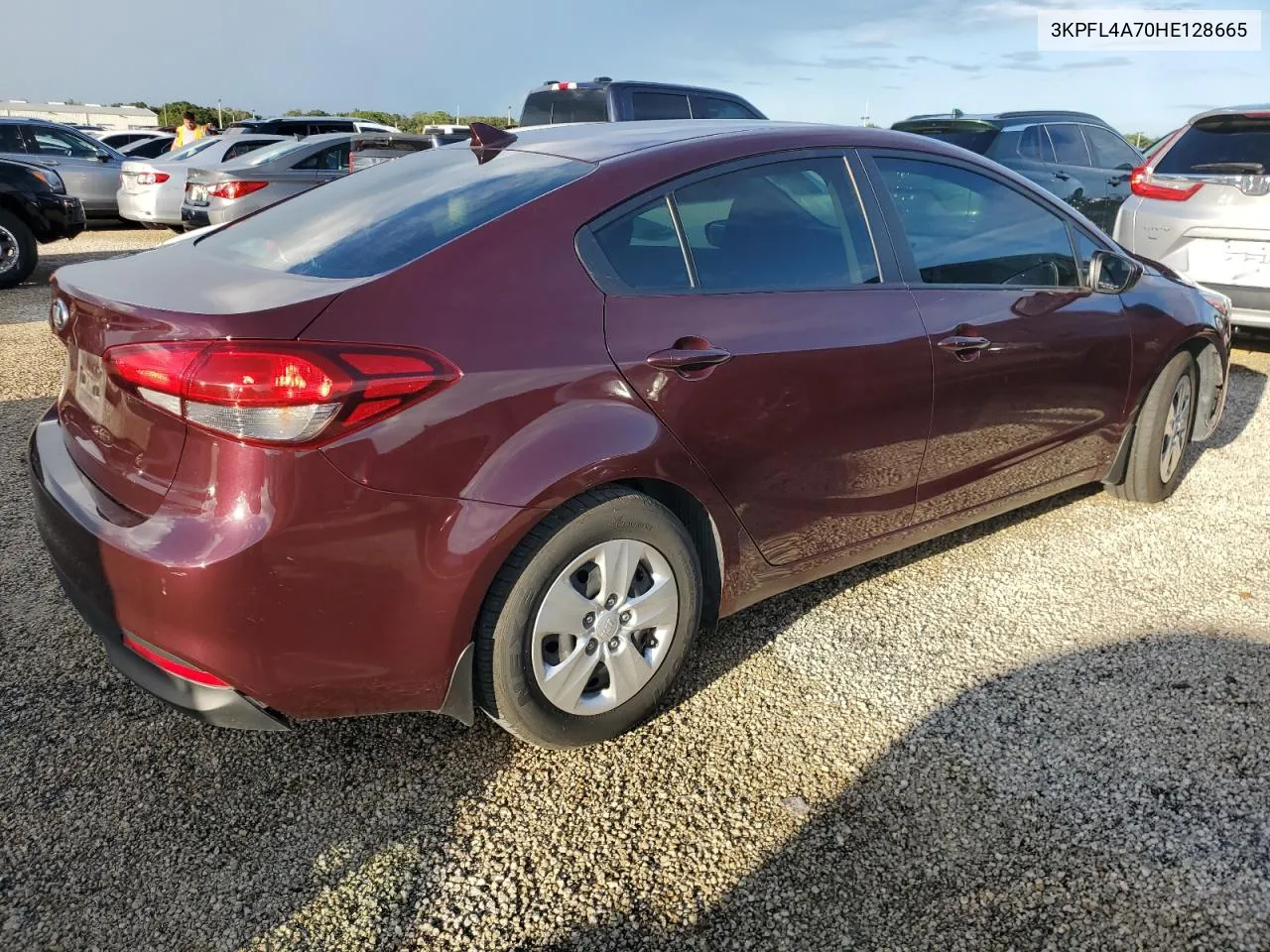 2017 Kia Forte Lx VIN: 3KPFL4A70HE128665 Lot: 74432084