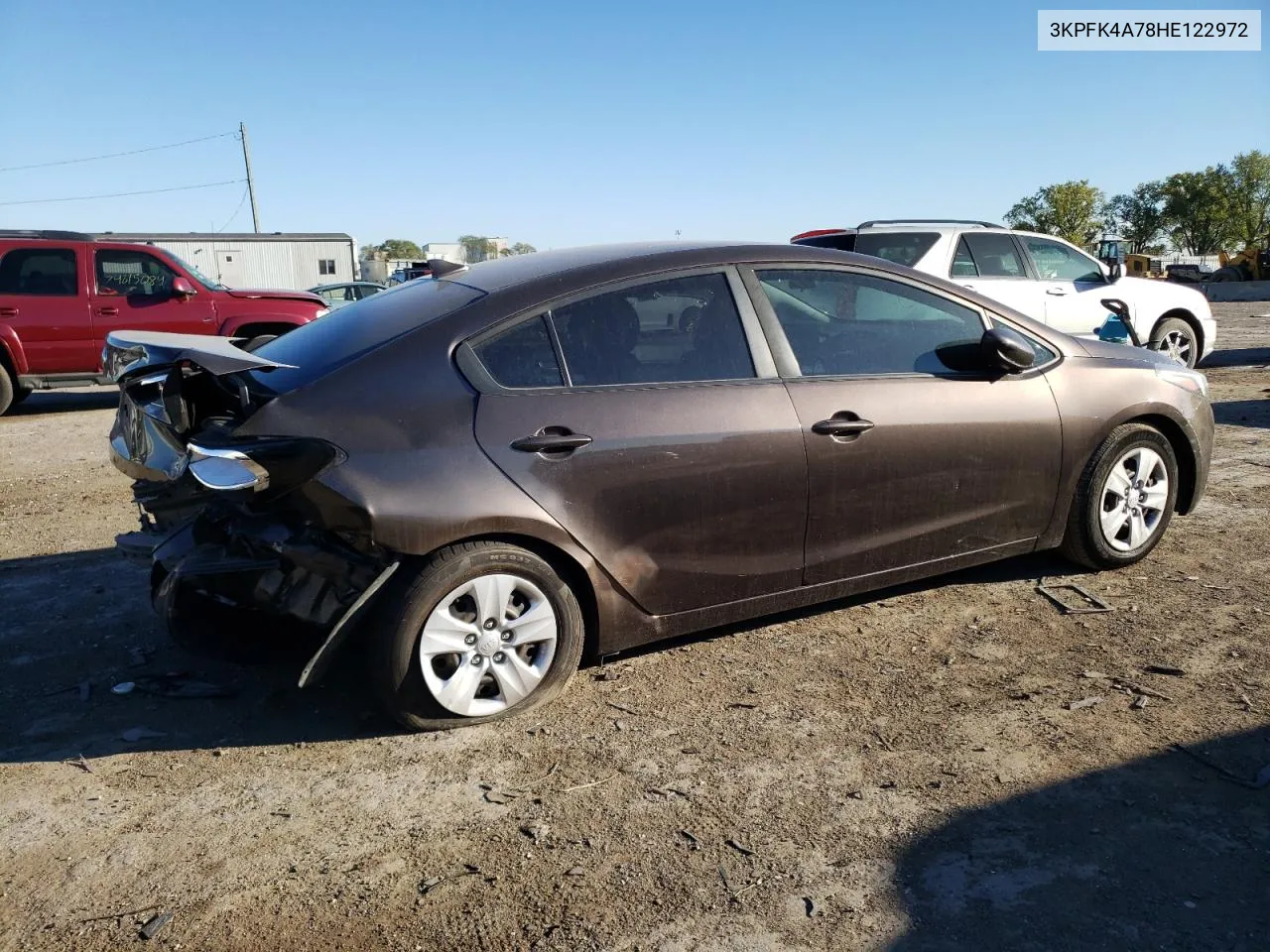 2017 Kia Forte Lx VIN: 3KPFK4A78HE122972 Lot: 74510864