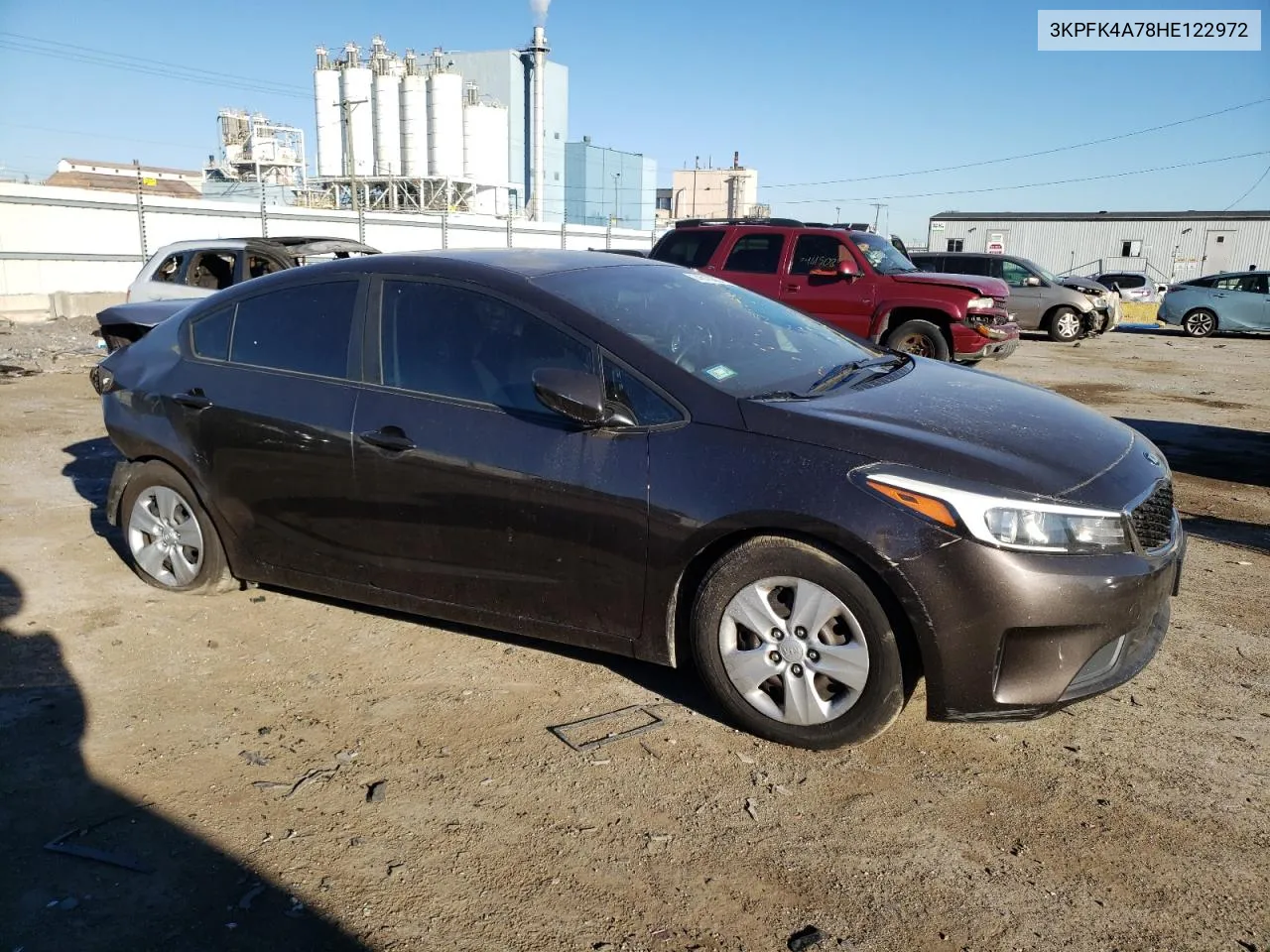 2017 Kia Forte Lx VIN: 3KPFK4A78HE122972 Lot: 74510864