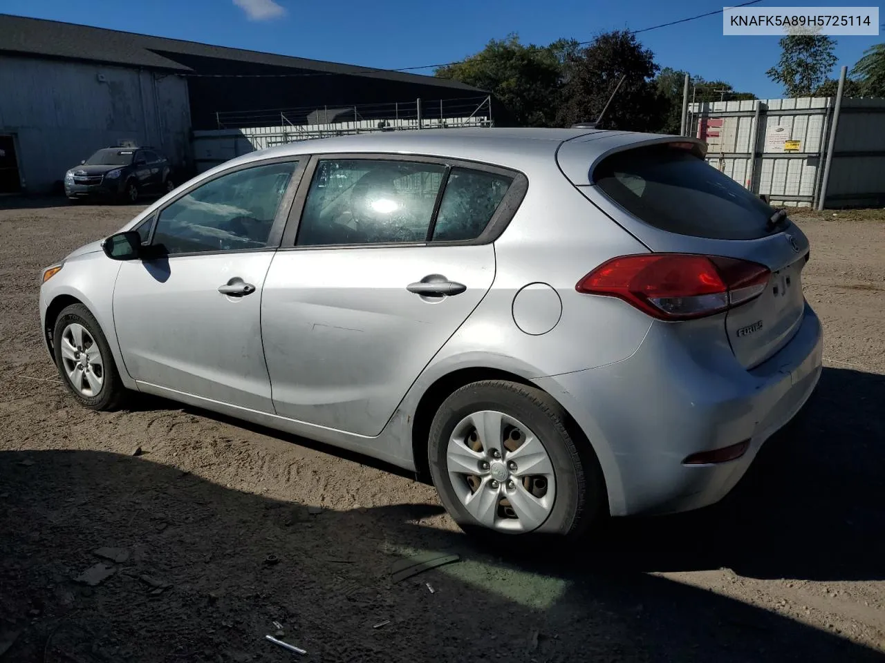 2017 Kia Forte Lx VIN: KNAFK5A89H5725114 Lot: 74561764