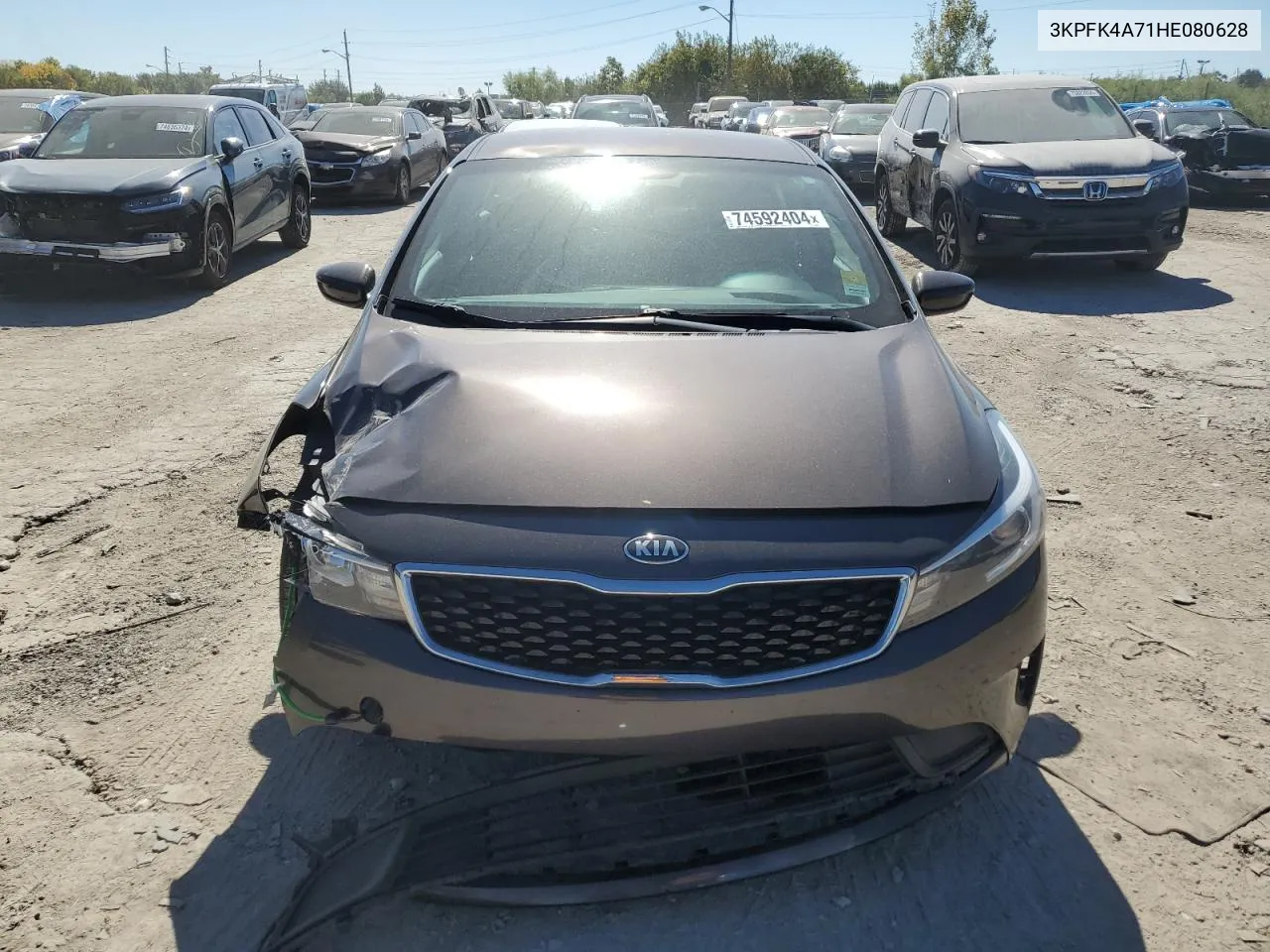 2017 Kia Forte Lx VIN: 3KPFK4A71HE080628 Lot: 74592404