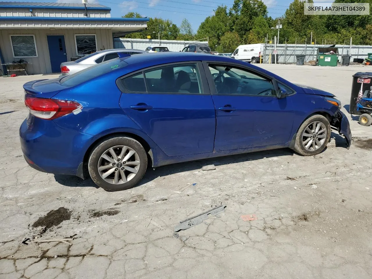 2017 Kia Forte Lx VIN: 3KPFL4A73HE104389 Lot: 74598334