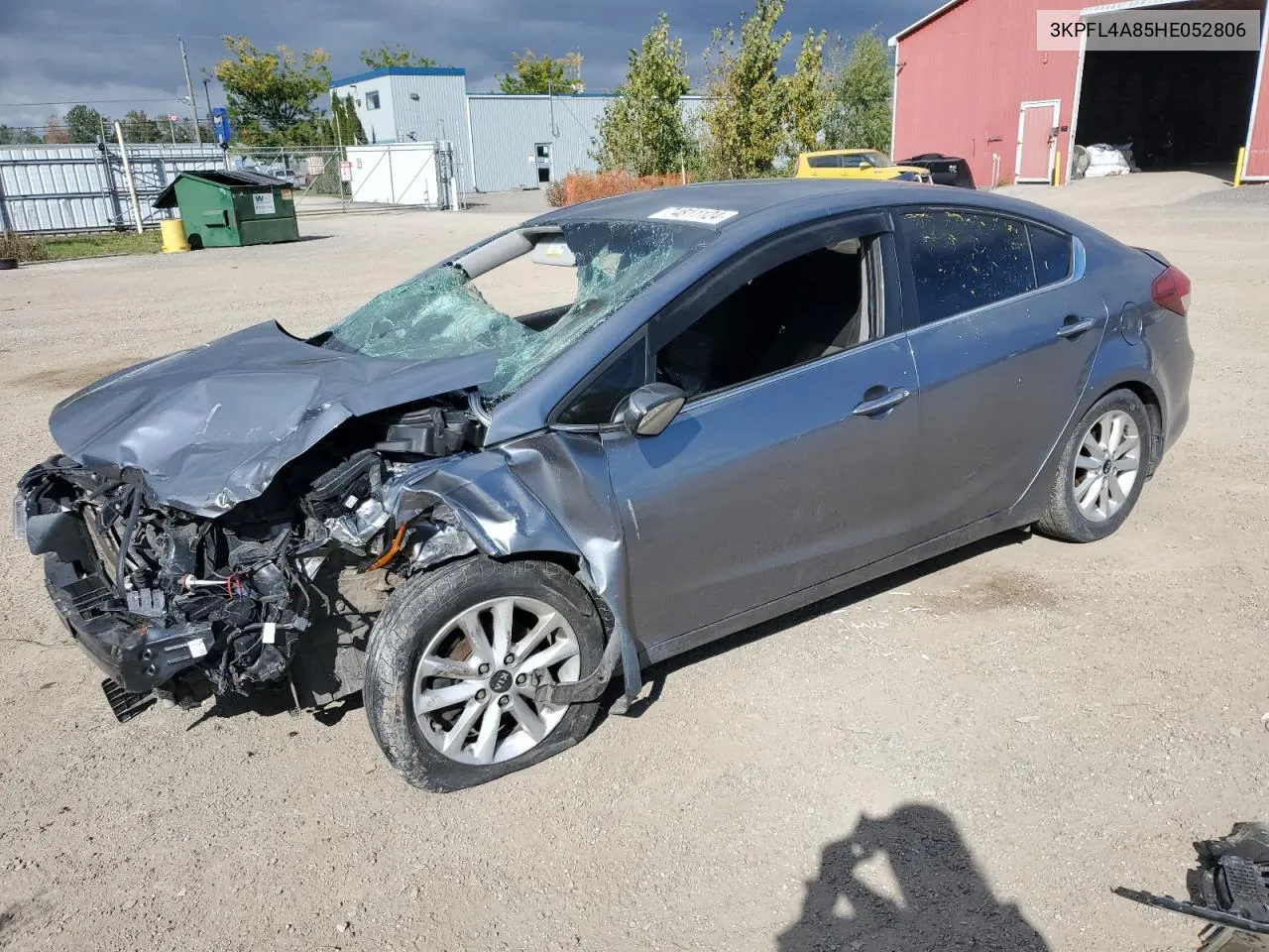 2017 Kia Forte Ex VIN: 3KPFL4A85HE052806 Lot: 74811124