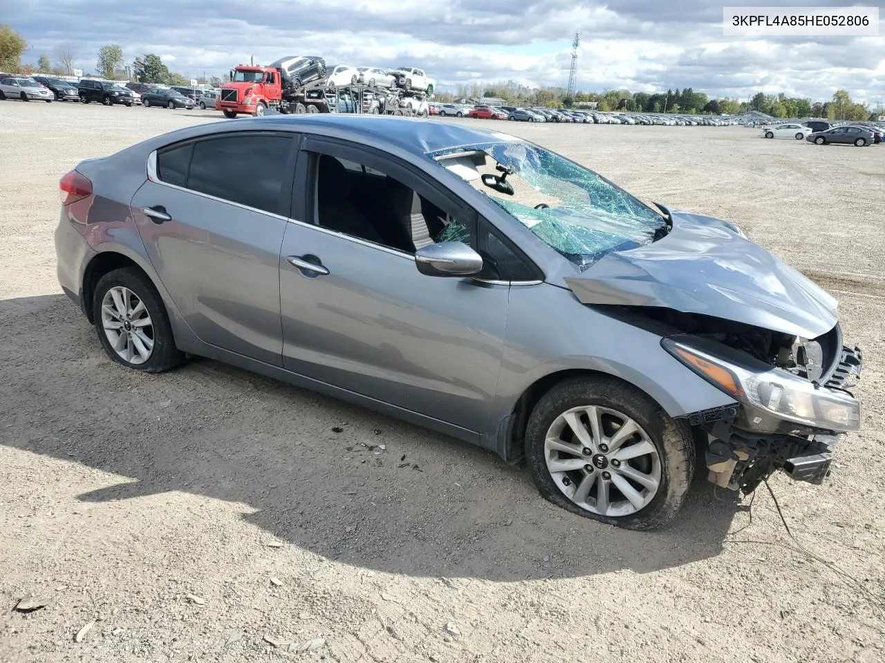 2017 Kia Forte Ex VIN: 3KPFL4A85HE052806 Lot: 74811124