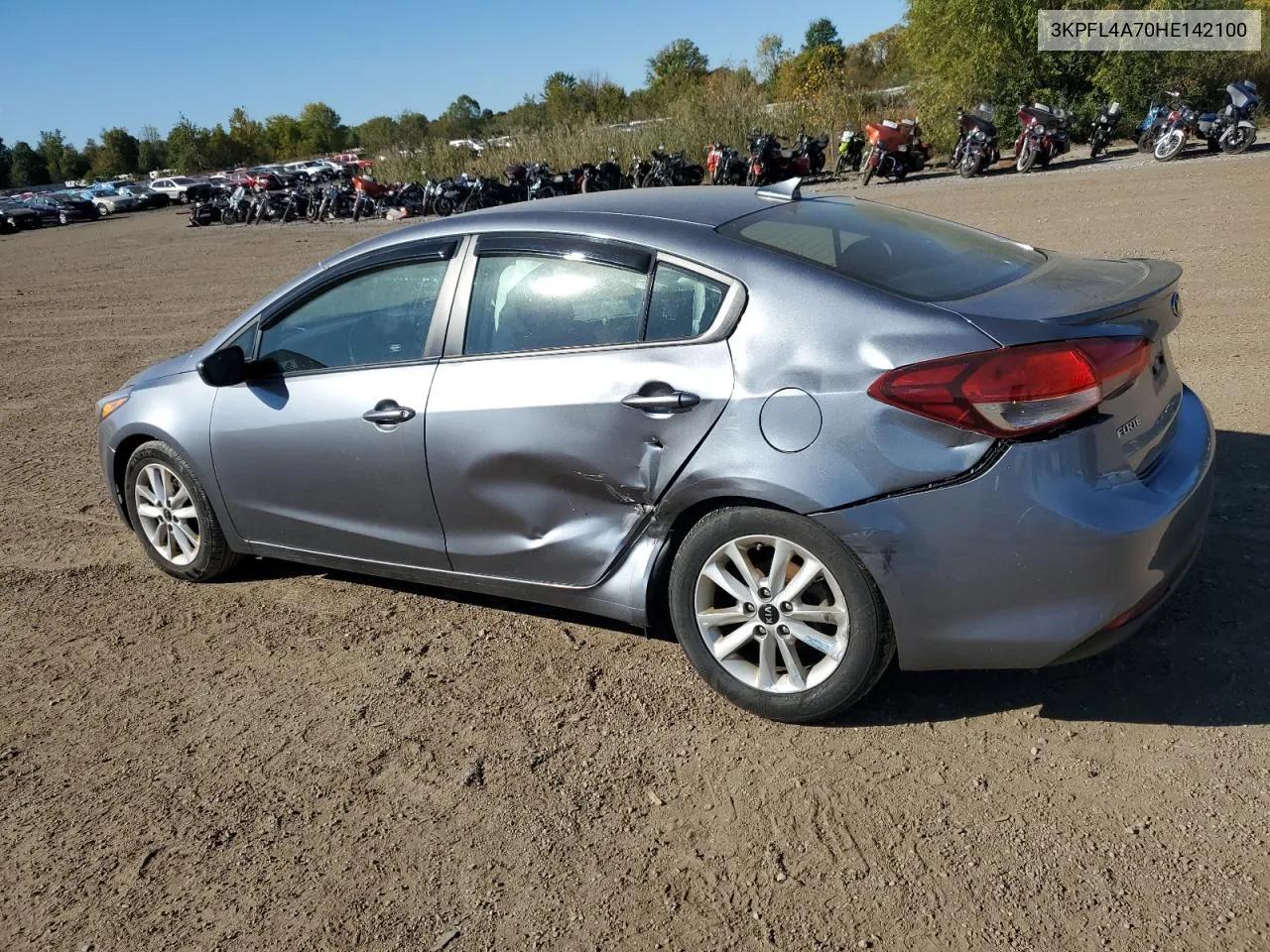 2017 Kia Forte Lx VIN: 3KPFL4A70HE142100 Lot: 75318164