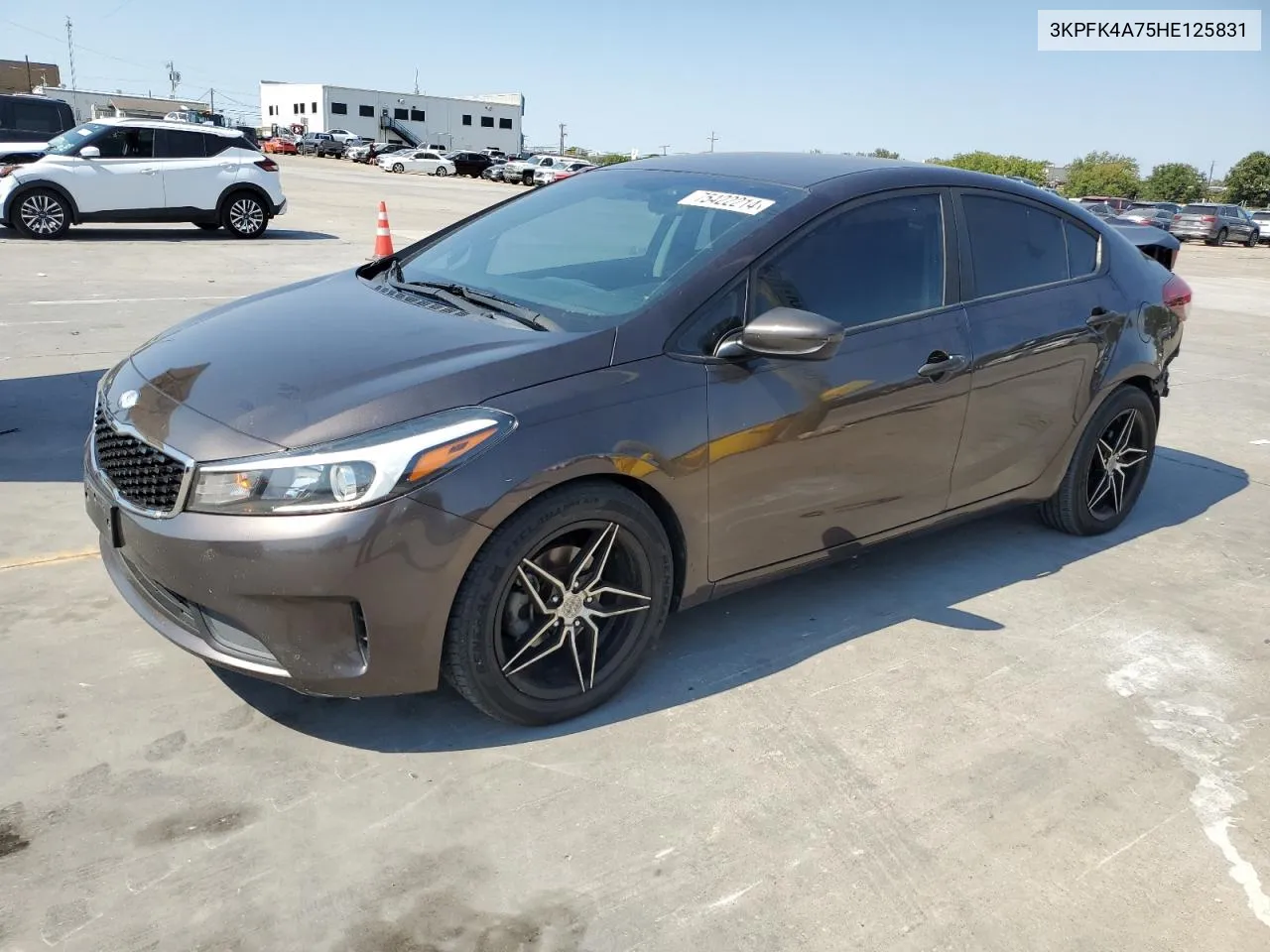 2017 Kia Forte Lx VIN: 3KPFK4A75HE125831 Lot: 75422214