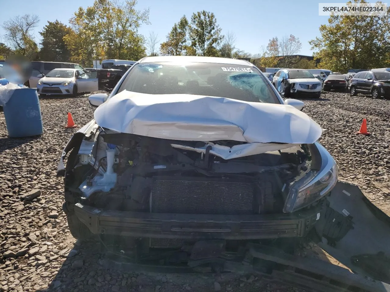 2017 Kia Forte Lx VIN: 3KPFL4A74HE022364 Lot: 75470874