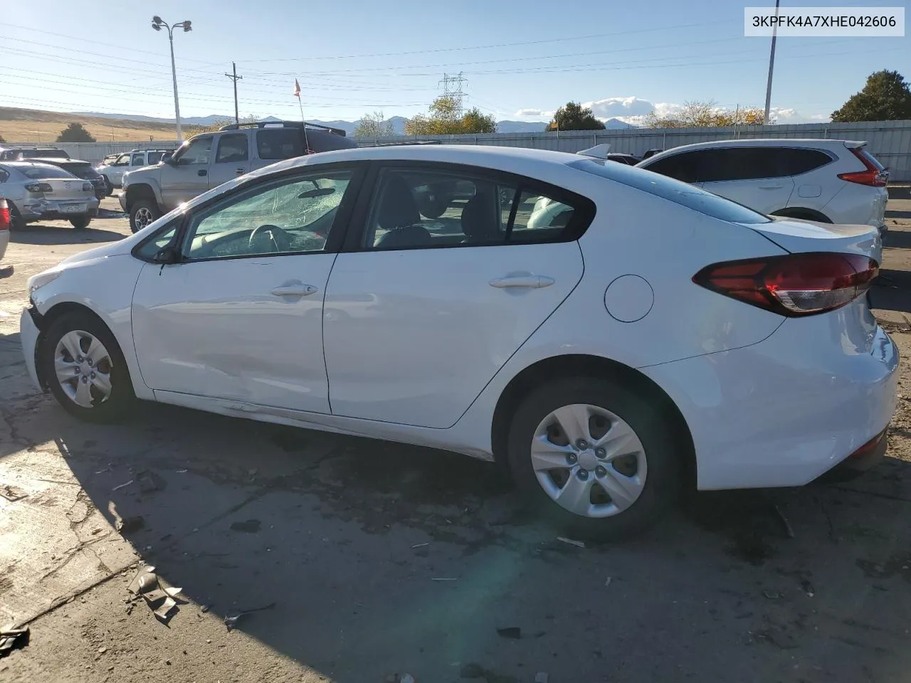 2017 Kia Forte Lx VIN: 3KPFK4A7XHE042606 Lot: 75676384